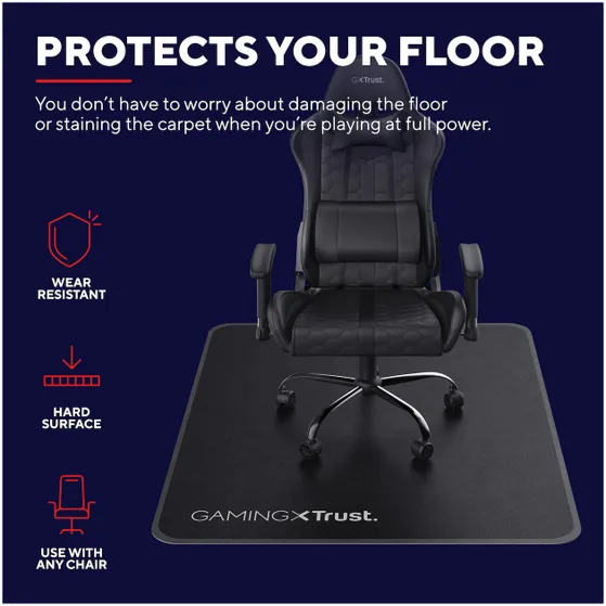 Trust GXT 715 Gamingstoel Mat Zwart