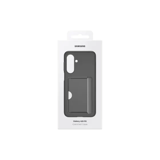 Samsung Card Slot Case voor Galaxy A26 Zwart