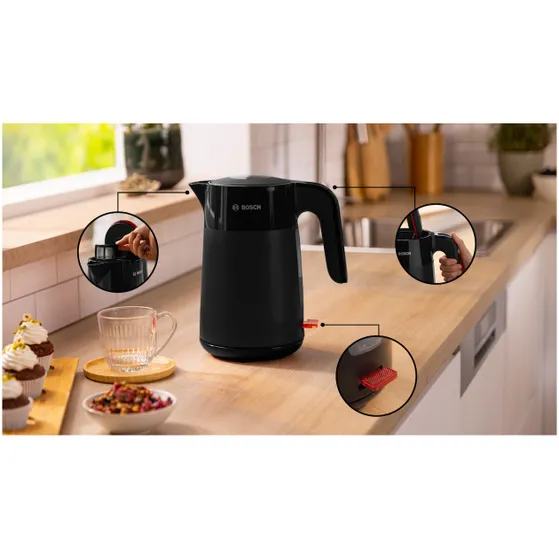 Bosch TWK2M163 Zwart