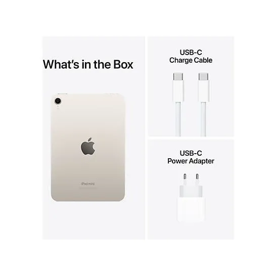 Apple iPad mini (2024) 128GB WiFi Sterrenlicht