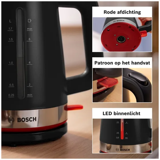Bosch TWK4M223 Zwart