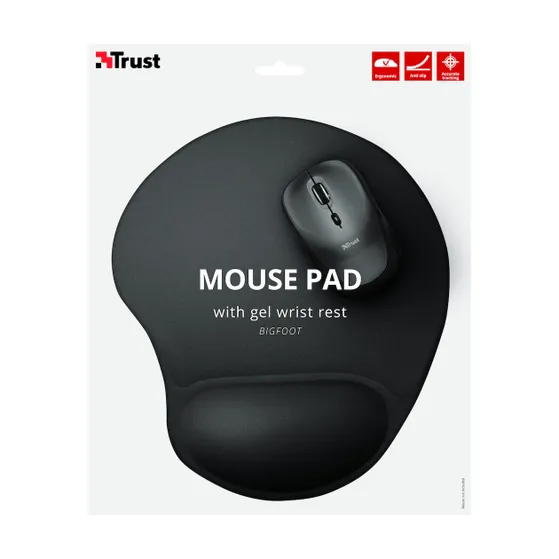 Trust BigFoot Mouse Pad Zwart