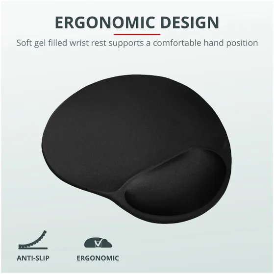 Trust BigFoot Mouse Pad Zwart