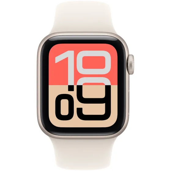 Apple Watch SE 3 GPS 40mm Aluminium Case met Sport Band - S/M Sterrenlicht