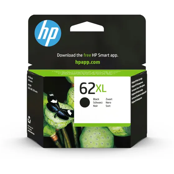 HP 62XL Cartridge Zwart