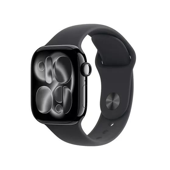 Apple Watch Series 11 GPS + Cellular 42mm met Sport Band - M/L Zwart