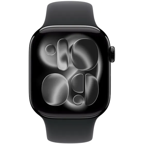 Apple Watch Series 11 GPS + Cellular 42mm met Sport Band - S/M Zwart