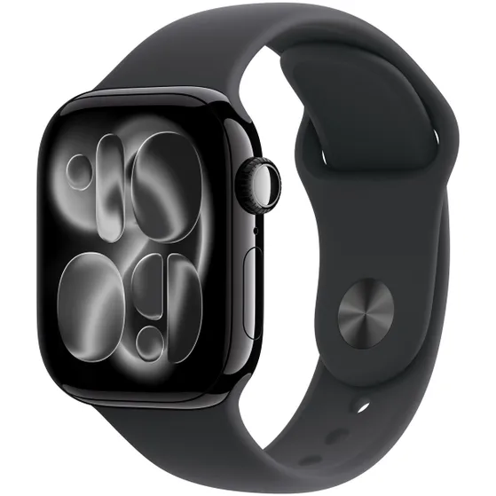 Apple Watch Series 11 GPS + Cellular 42mm met Sport Band - S/M Zwart