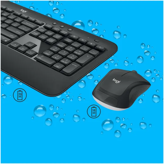 Logitech MK540 Advanced Draadloze Toetsenbord en Muis