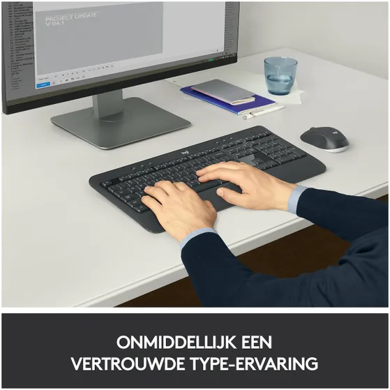 Logitech MK540 Advanced Draadloze Toetsenbord en Muis