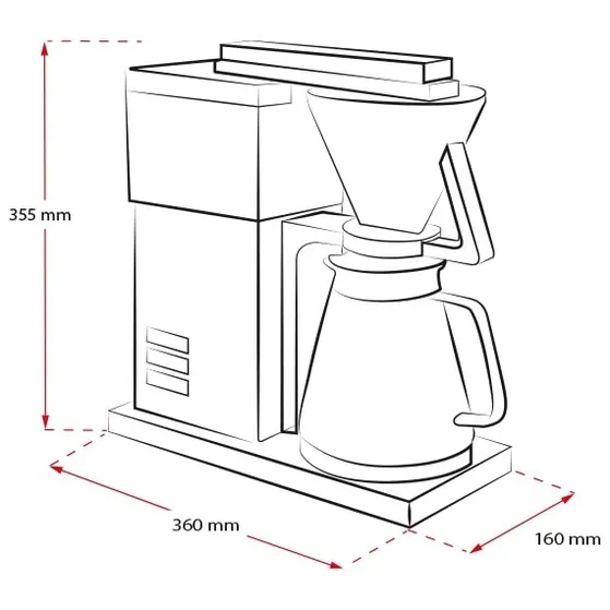 Melitta ONE PURE 1031-02 Zwart