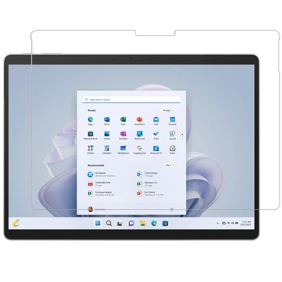 Accezz Premium Glass Screenprotector Microsoft Surface Pro 9 Transparant
