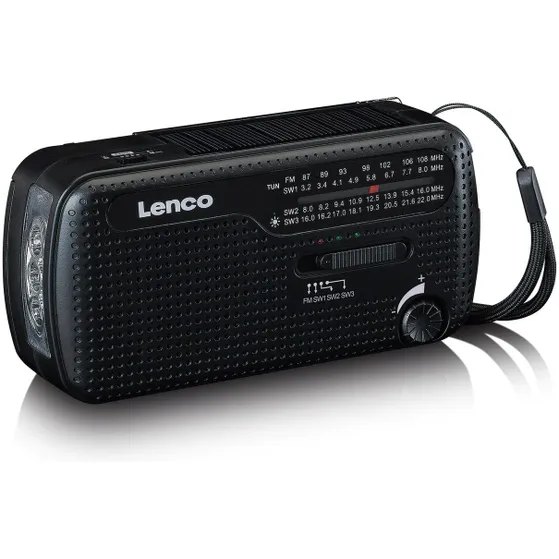 Lenco MCR-113 Noodradio Zwart