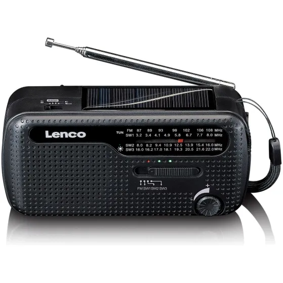 Lenco MCR-113 Noodradio Zwart