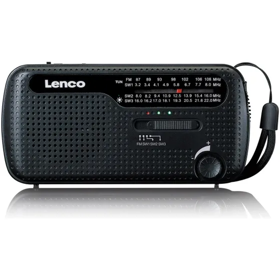 Lenco MCR-113 Noodradio Zwart
