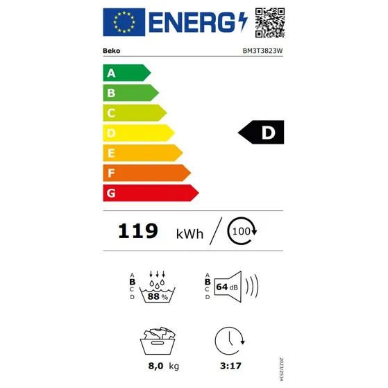 Beko BM3T3823W Wit