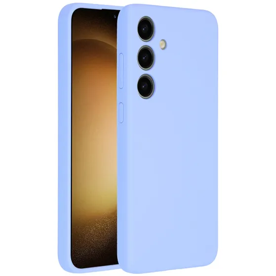 Accezz Liquid Silicone Backcover Samsung Galaxy S24 Plus Paars