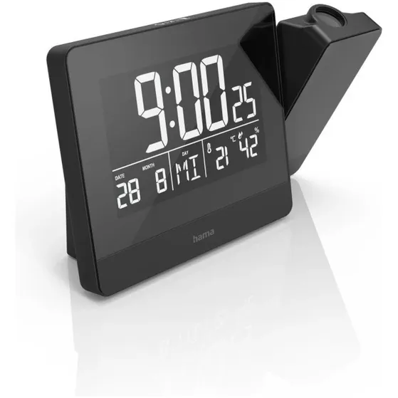 Hama Projectiewekker Plus Charge Zwart