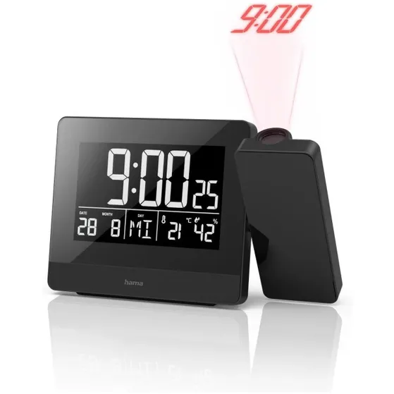 Hama Projectiewekker Plus Charge Zwart