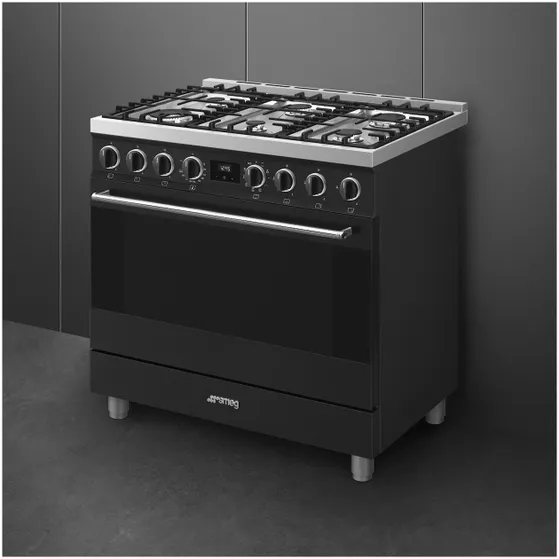 Smeg B91GMMBNLK2 Mat zwart