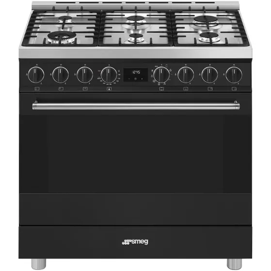 Smeg B91GMMBNLK2 Mat zwart