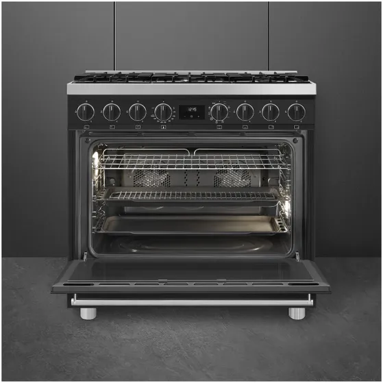 Smeg B91GMMBNLK2 Mat zwart