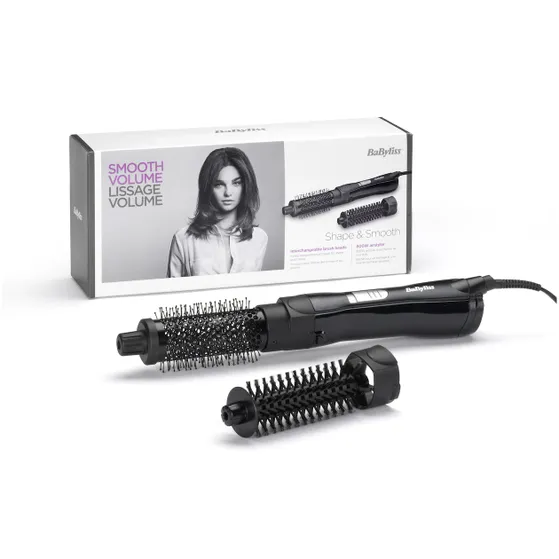 BaByliss AS82E Shape & Smooth Fohnborstel Zwart