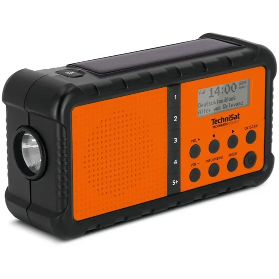 TechniSat Techniradio Solar 2 Noodradio Oranje
