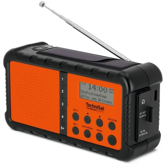 TechniSat Techniradio Solar 2 Noodradio Oranje