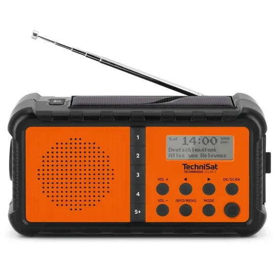 TechniSat Techniradio Solar 2 Noodradio Oranje