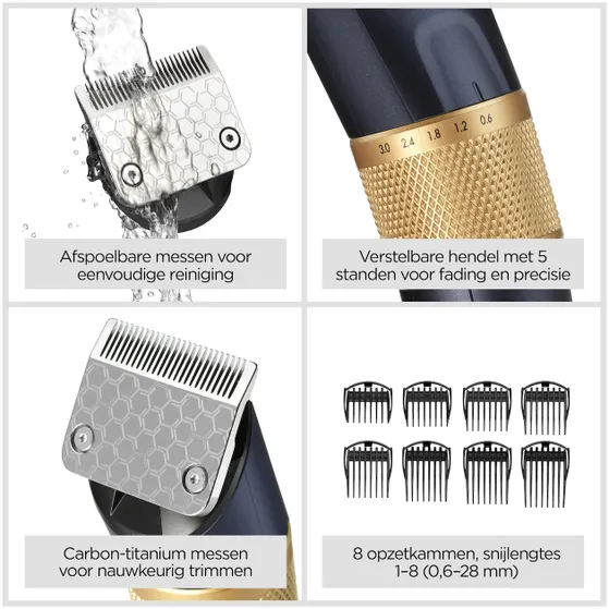BaByliss E986E Lithium Power Tondeuse Zwart