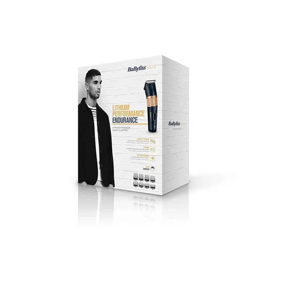 Babyliss E986E Lithium Power Tondeuse Zwart