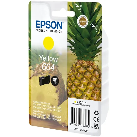 Epson 604 Cartridge Geel