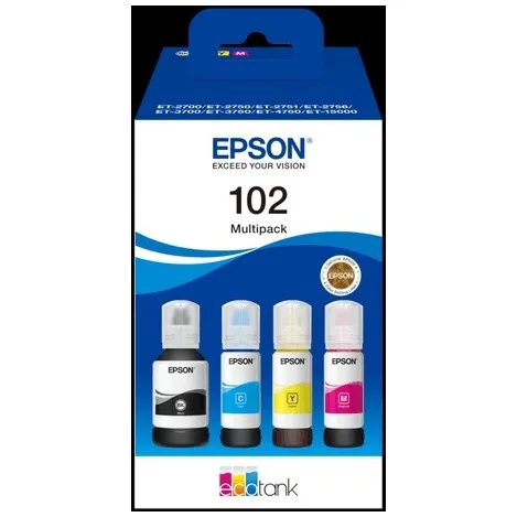 Epson 102 EcoTank inktfles multipack Multi-color