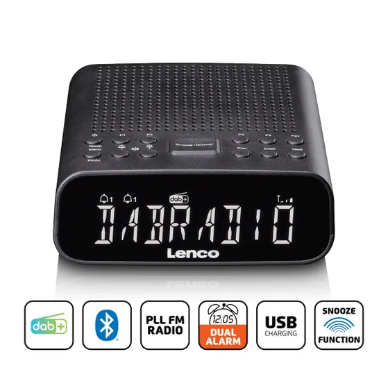 Lenco CR-606BK Zwart