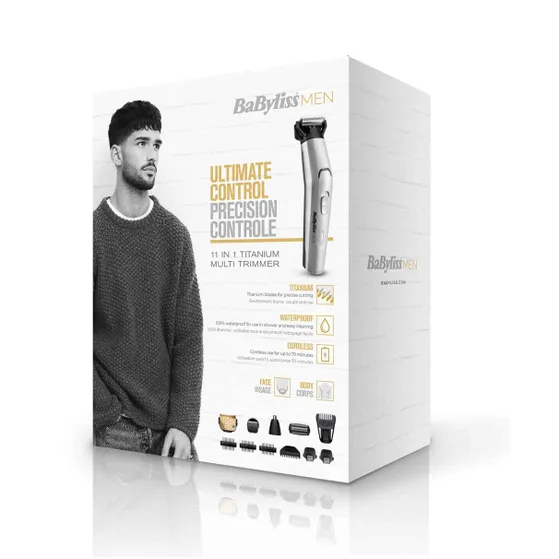 Babyliss MT861E 11 in 1 Titanium Waterproof Multi trimmer Zwart