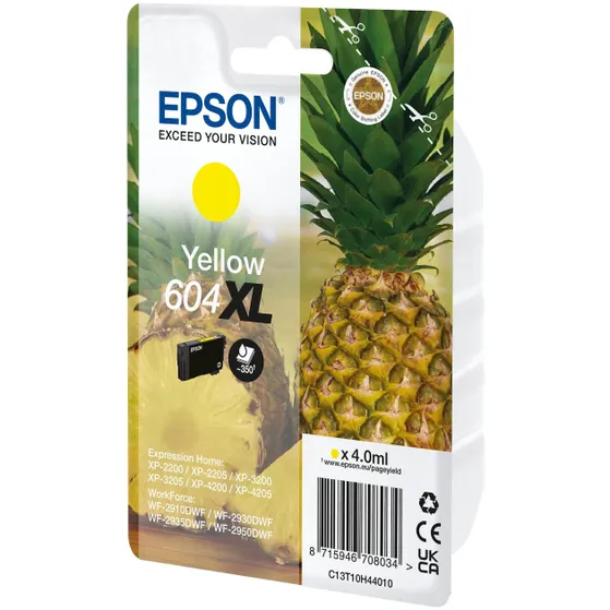 Epson 604XL Cartridge Geel