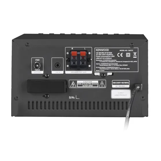 Kenwood M-7000 Zwart