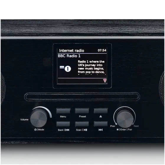 Lenco DIR-261BK Zwart