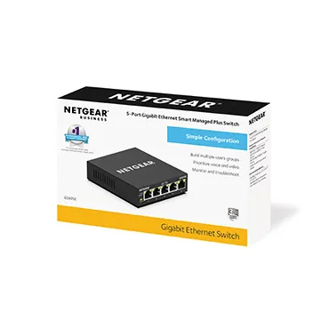 Netgear GS305E Zwart