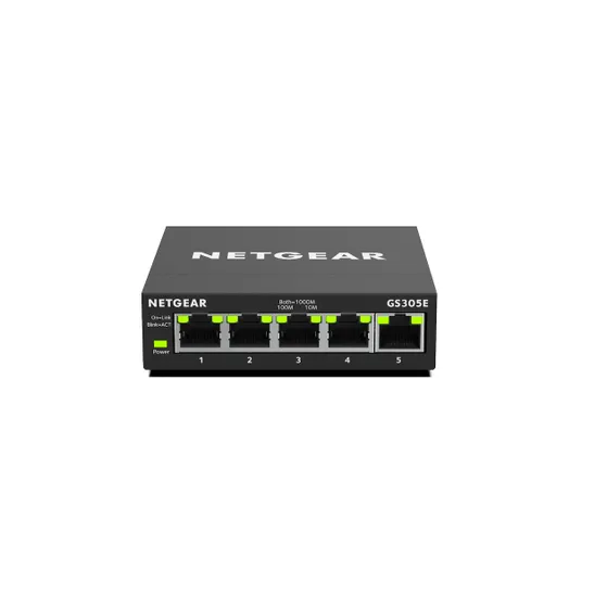 Netgear GS305E Zwart