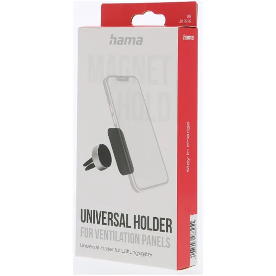Hama Universele Smartphonehouder Magnet Alu Zwart