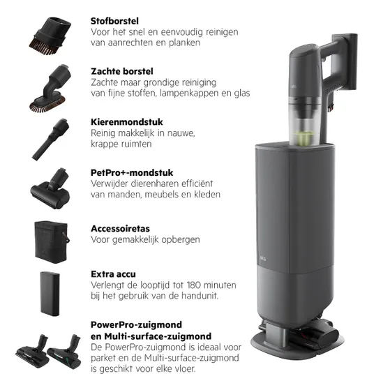 AEG AP83A25XNX Donkergrijs