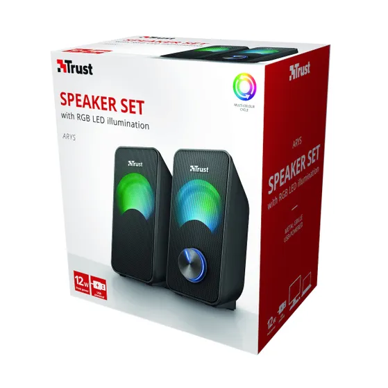 Trust Arys 2.0 Speaker Set Zwart