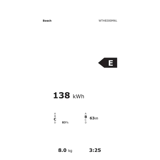 Bosch WTH8300MNL EXCLUSIV