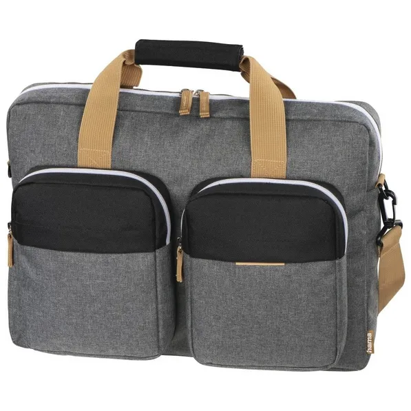 Hama Laptop tas Florence II tot 36 cm 14 1 Zwart grijs Laptop tas kopen Expert