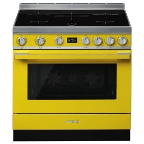 Expert Smeg CPF9IPYW Geel aanbieding