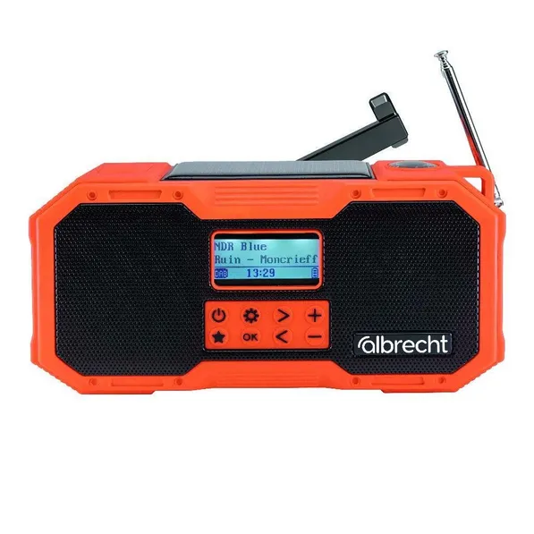Expert Albrecht DA 911 Noodradio Oranje aanbieding