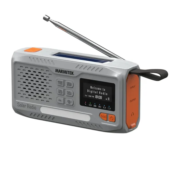 Expert Marmitek RESQ 100 Noodradio Grijs aanbieding