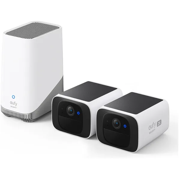 Expert Eufy SoloCam S220 (2-pack) + HomeBase 3 aanbieding